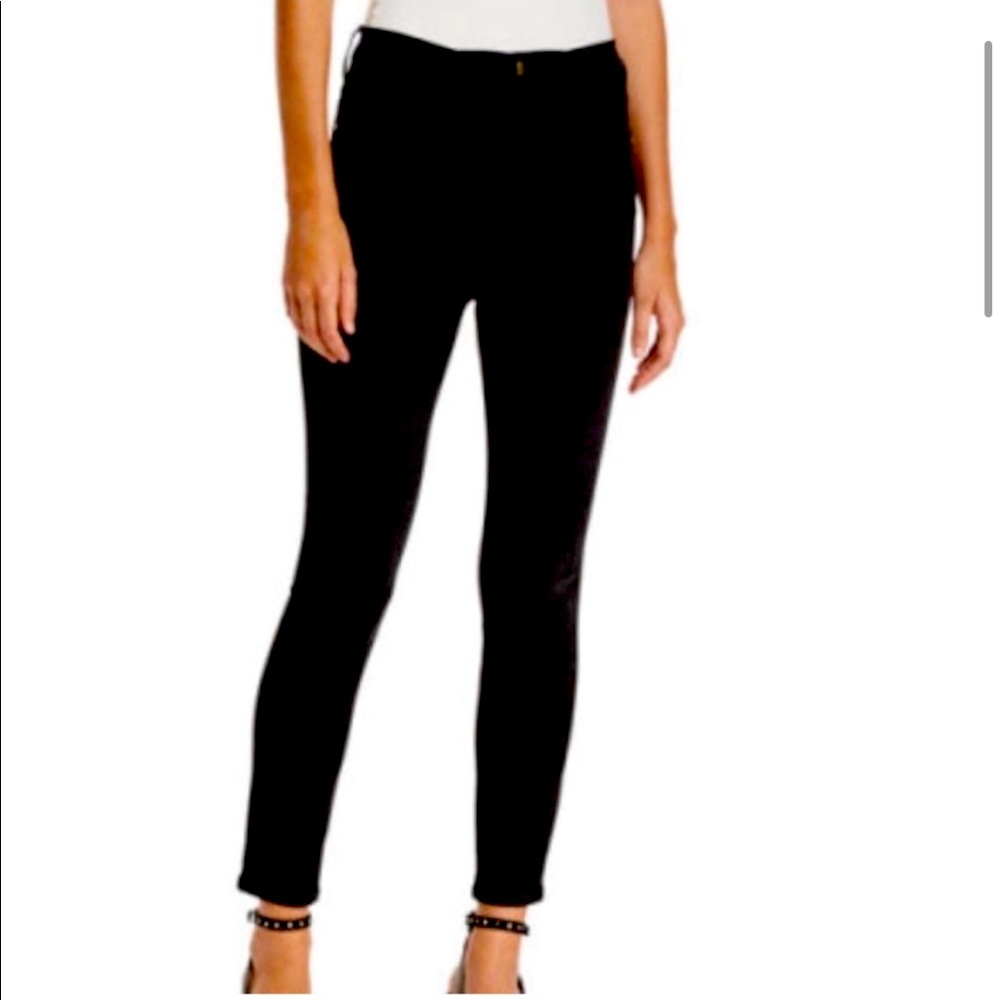 Frame Denim Ali High Rise Cigarette black jeans